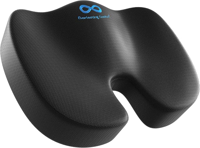 Everlasting Comfort Doctor Recommended Gel Memory Foam Seat Cushion by EverlastingComfort