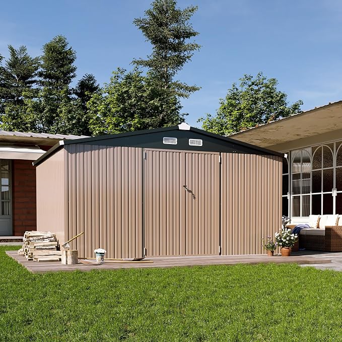 Aoxun 12x10 FT Shed Outdoor Storage Shed - Image 2