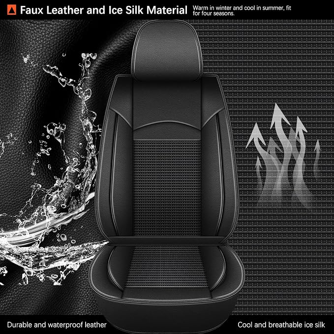 Seat Covers for Toyota Camry 2012-2023 2024 Full Set 5 Seats - Image 5