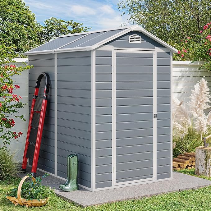 Gizoon 6x4 FT Outdoor Storage Shed - Image 2