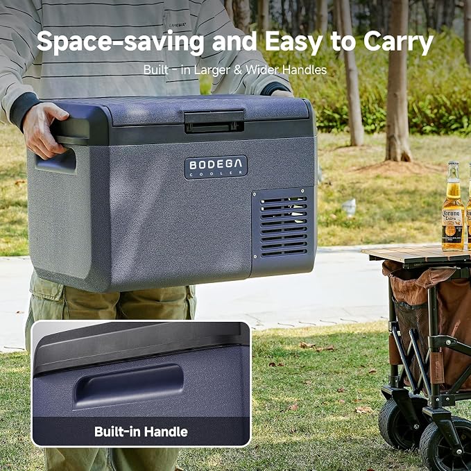 BODEGACOOLER 12 volt Car Refrigerator - 26QT Portable Freezer IPX4 Waterproof - Image 8