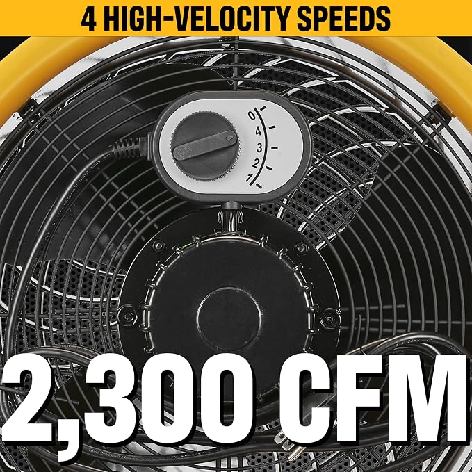 CATERPILLAR High Velocity 14" Drum Air Circulator Fan - Image 3