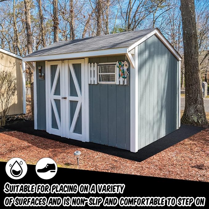 Haull Outdoor Storage Shed Floor Moat Waterproof Outdoor Carport Mat Thickened - Image 5
