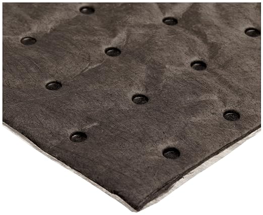 Oil-Dri L90907 15" W x 19" L Universal Heavy Weight Bonded Perforated Pads by OilDri