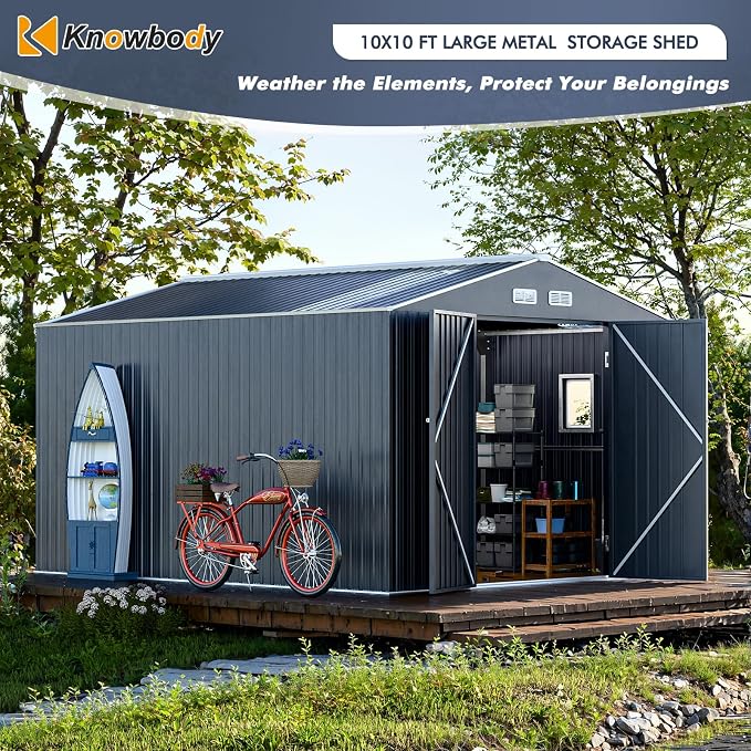 Metal Shed 10x10x7 FT, Enhance Your Space - Image 2