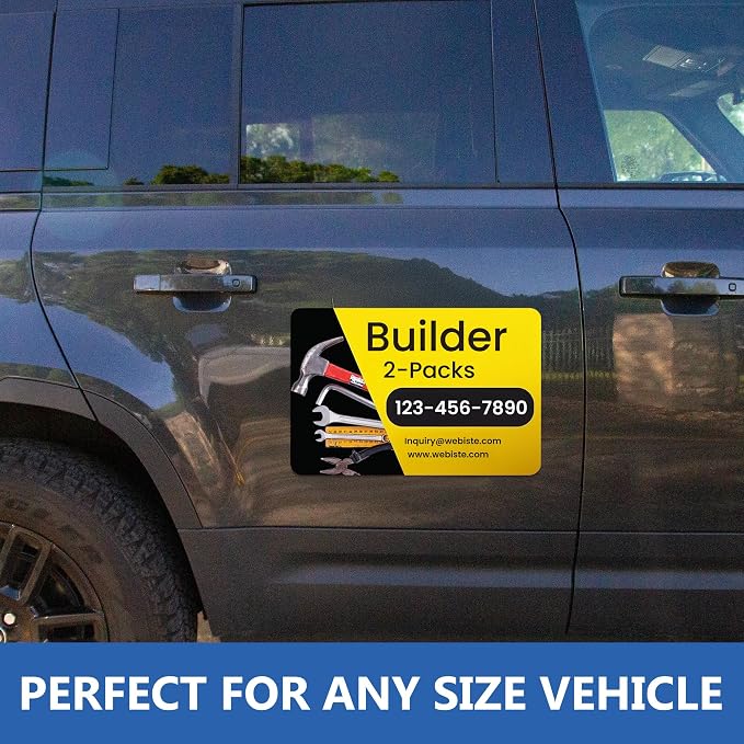 Custom Car Magnet Signs for Businesses 2 pk - Image 7