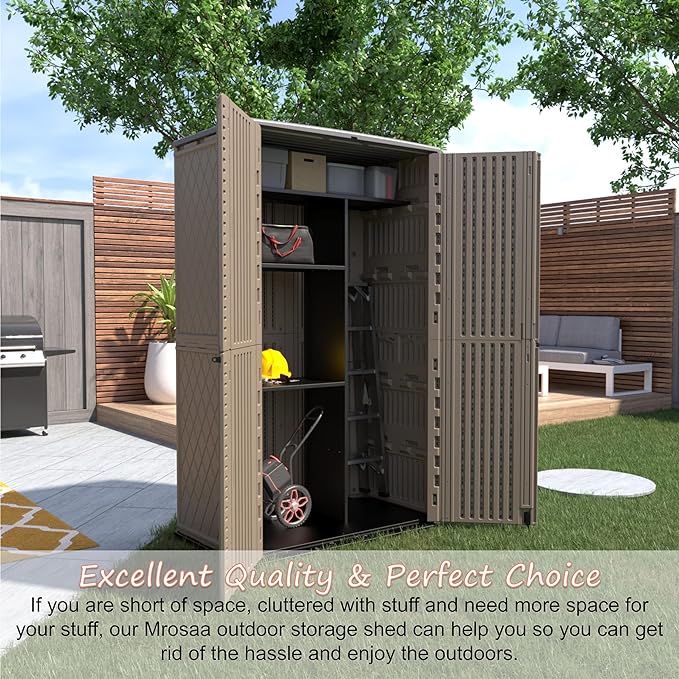 Sheds & Outdoor Storage, 52 Cu.ft Vertical Storage - Image 2