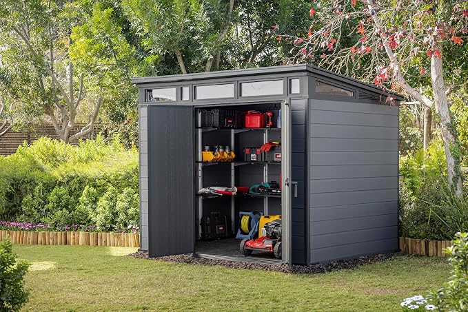 Keter Cortina 9x7 Ft All-Weather Storage Shed - Image 3