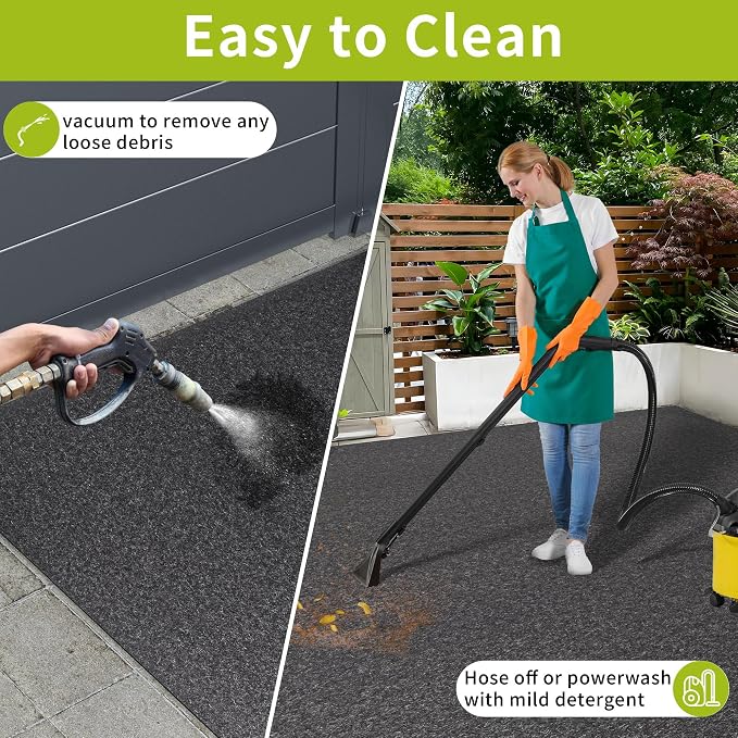 Oil Spill Mat - 96" x 48" Absorbent Oil Garage Floor Mat - Image 7
