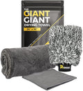 The Giant Giant 24"x36" Car Drying Towel – Ultra Absorbent 1200 GSM Twisted by PHINISH