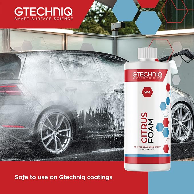 Gtechniq - W4 Citrus Foam - High Content Foaming Agent, Removes Dirt and Road - Image 3