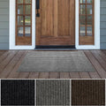 iCustomRug Spartan Weather Warrior Indoor/Outdoor Utility Ribbed Carpet Runner by iCustomRug