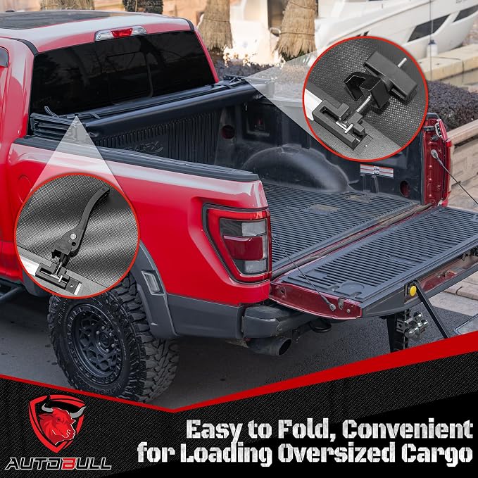 Soft Quad Fold Tonneau Cover Compatible - Image 4