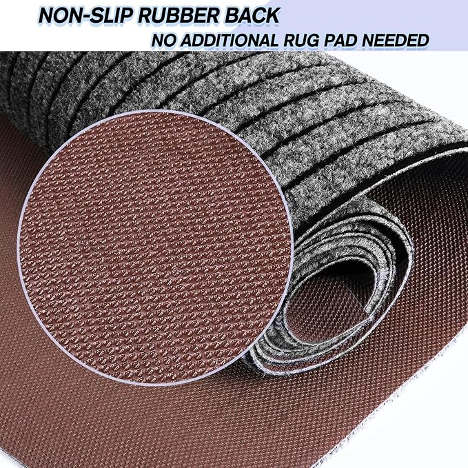 Custom Size Backed Non-Slip Area Rugs Runner, Easy Clean, Waterproof Runner Rugs - Image 4