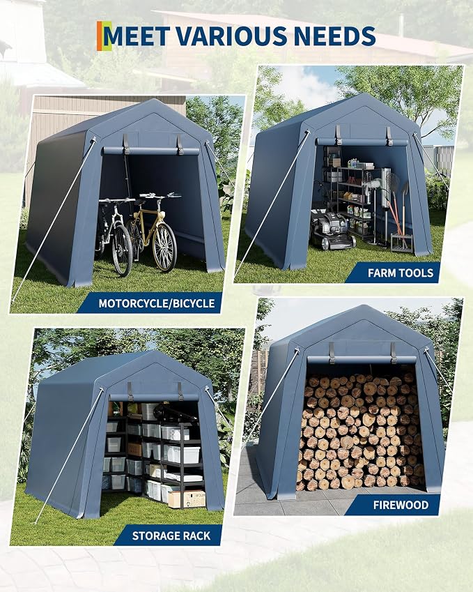 7*10F Outdoor Storage Shed - Image 6