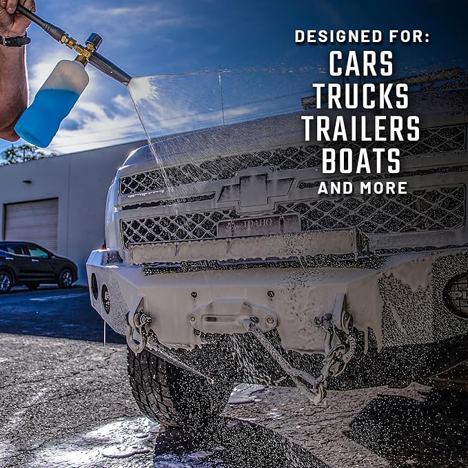 Slick Products Wash & Wax Extra Thick Foaming Cleaning Solution Motorcycle - Image 4