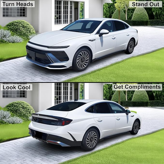 BOGAR TECH DESIGNS Precut for Hyundai Sonata 2024-2025 Full Headlight Taillight - Image 2
