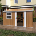 12 x 10 FT Outdoor Storage Shed, Metal Garden Tool Shed by Unknown