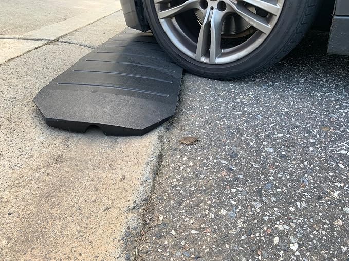 – Driveway Curb Ramps – Low Profile Car Ramps – 3 Piece Expandable Set – Made - Image 7