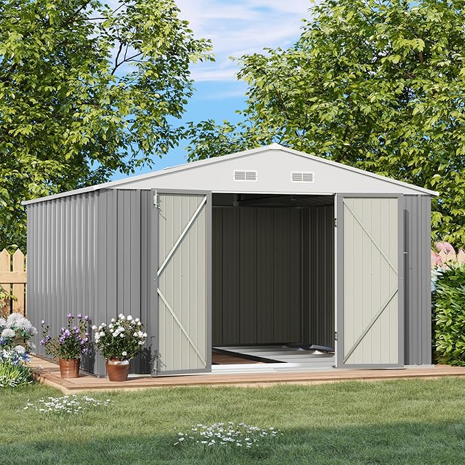 Patiowell 10 x 10 FT Outdoor Storage Shed by Patiowell