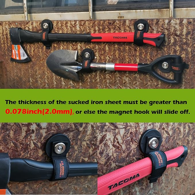 ULIBERMAGNET Strong Magnetic Storage Hooks, Heavy Duty Magnetic Garage Storage - Image 7