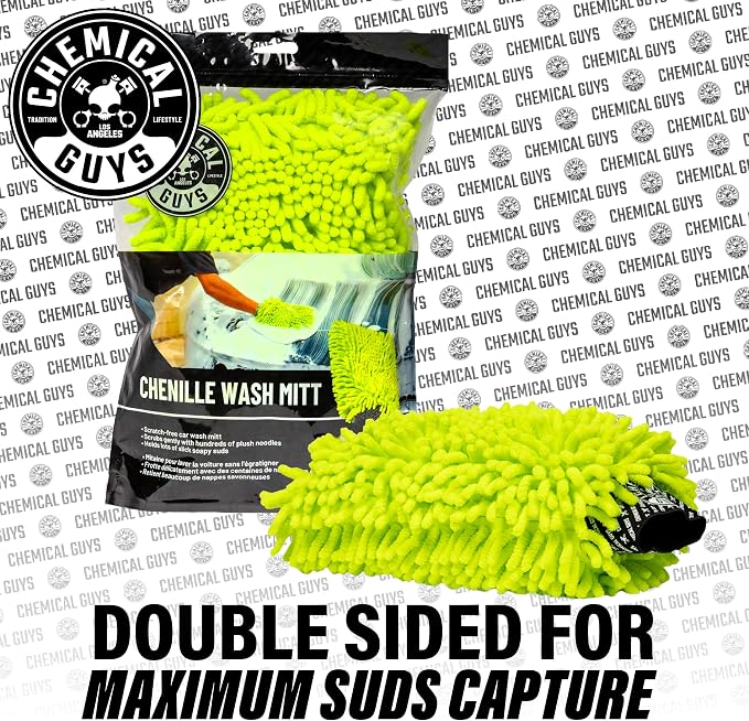 Chemical Guys MIC49302 Chenille Premium Scratch-Free Microfiber Wash Mitt - Image 10