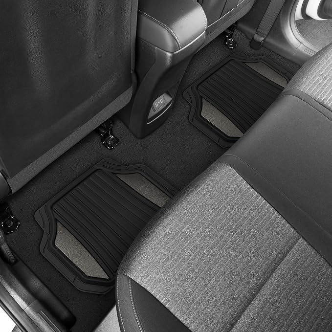 Motor Trend ChromeTech Car Floor Mats Full Set - Image 7