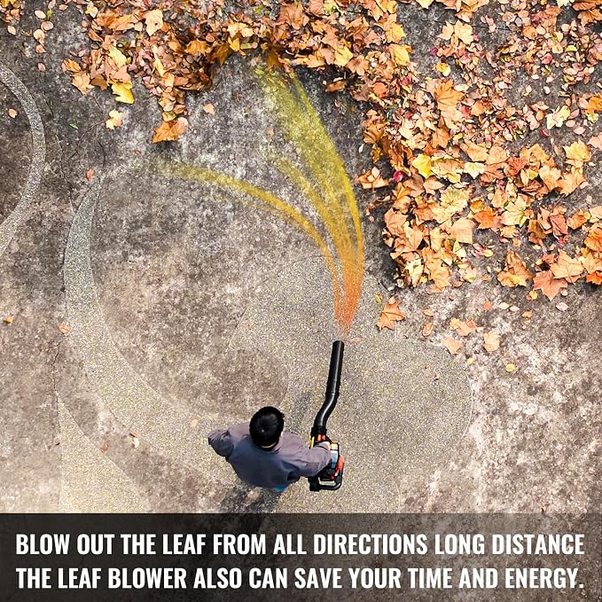 28CC Gas Leaf Blower 450-CFM 160-MPH, 2-Cycle Handheld Leaf Blower - Image 6