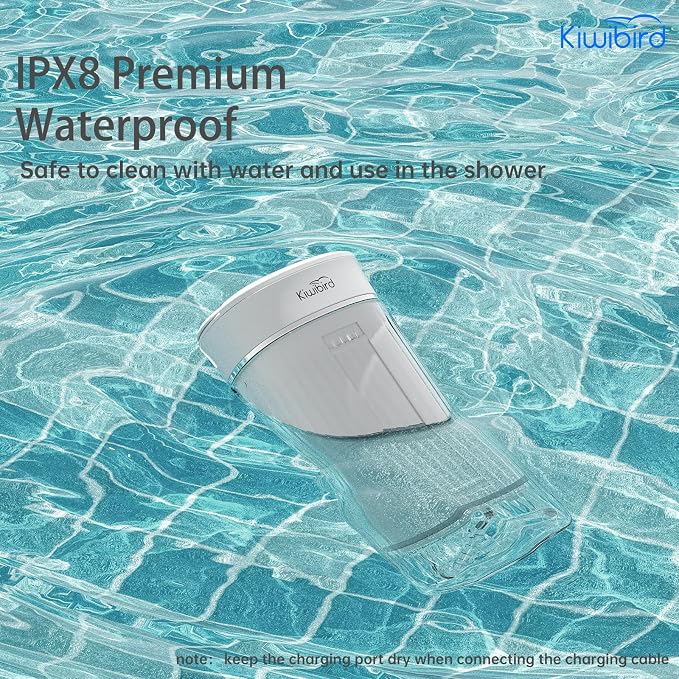 KIWIBIRD Mini Water Flosser for Travel, Ultra-Portable Cordless Oral Irrigator - Image 9