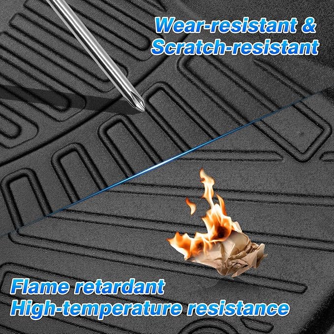 Cartist Floor Mats Fit for 2014-2018 Chevy Silverado & GMC Sierra 1500 Crew - Image 6