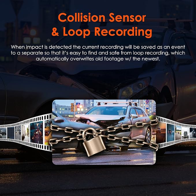 R4-4 Channel Dash Cam W/All Around 1080p Resolution, IR Night Vision, Parking - Image 8