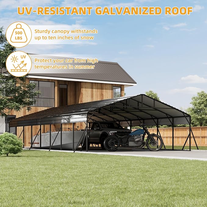 20x40FT Metal Carport Kits - Image 5