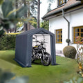 PHI VILLA 6'x10'x7' Outdoor Portable Storage Shelter Shed Garage by PHIVILLAThepioneerofcomfortablehouseholdsupplies
