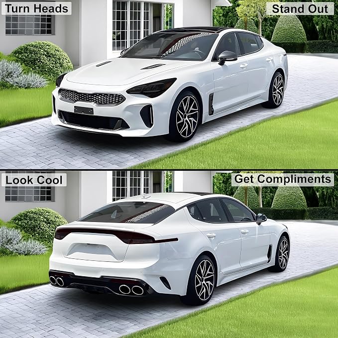 BOGAR TECH DESIGNS Precut for Kia Stinger 2022-2024 Full Headlight Taillight - Image 2