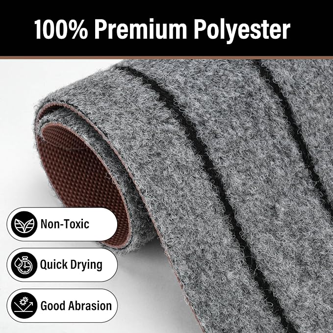 LotFancy 2-Pack Waterproof Front Door Mat 17"x30" Indoor/Outdoor, Non-Slip - Image 6