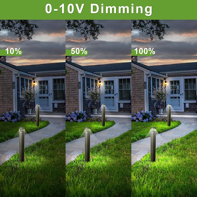LED Bollard Landscape Light, 42inch 24W 3CCT 30K/40K/50K Selectable, 120V-277V - Image 4