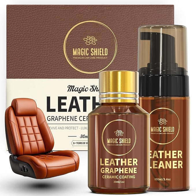 Graphene Leather Care Coating- Lasts 5 Years+ in Real World by MagicShieldUSA