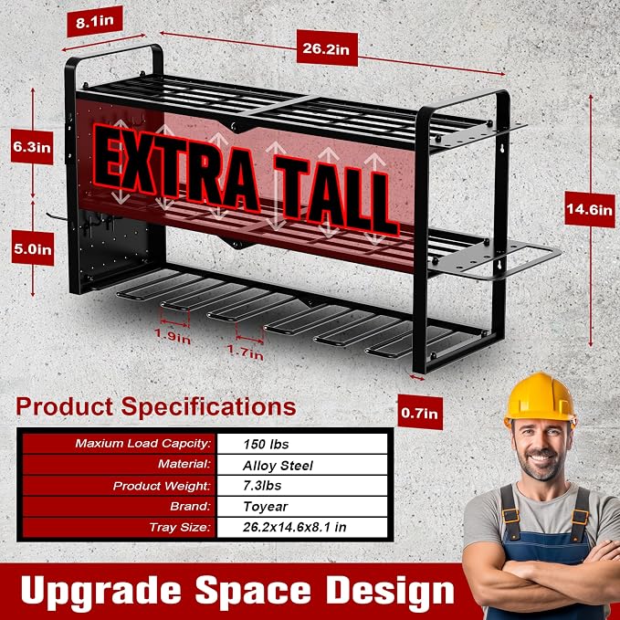 Power Tool Organizer Wall Mount - Image 3