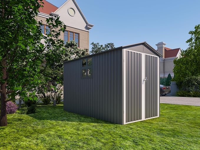 Motorcycle Steel Storage Shed - Image 8