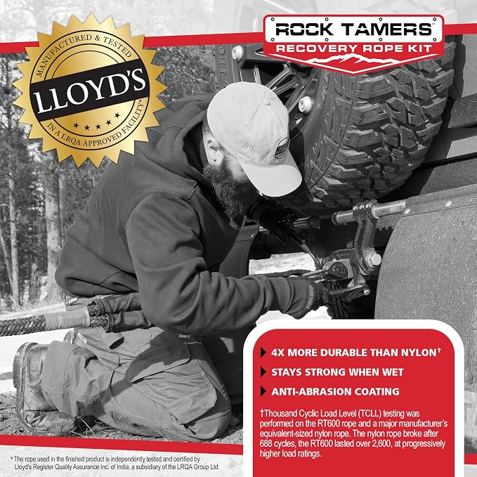 Rock Tamers Kinetic Recovery Rope Kit - Image 5
