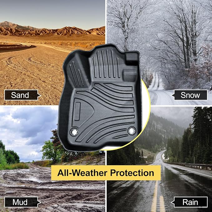 Full Set Floor Mats Custom Fit for 2023 2024 2025 Honda CR-V All Weather Floor - Image 7