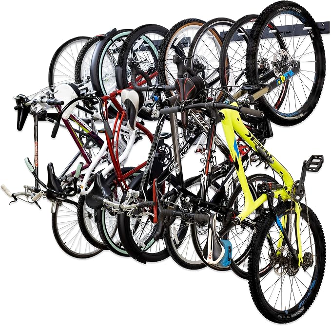 StoreYourBoard BLAT 8 Bike Wall Storage Rack, Holds 2-8 Bicycles, Garage Wall by StoreYourBoard