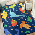 Cute Cartoon Dinosaur Rug for Boys Bedroom 59"x39" Bedroom Playroom Decor for by Isyorefam