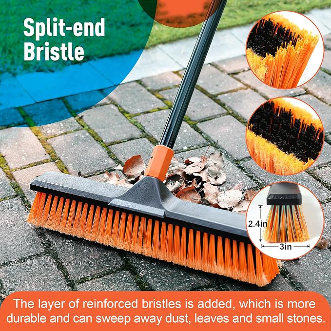 2 Set 18" Push Broom Outdoor - Image 2