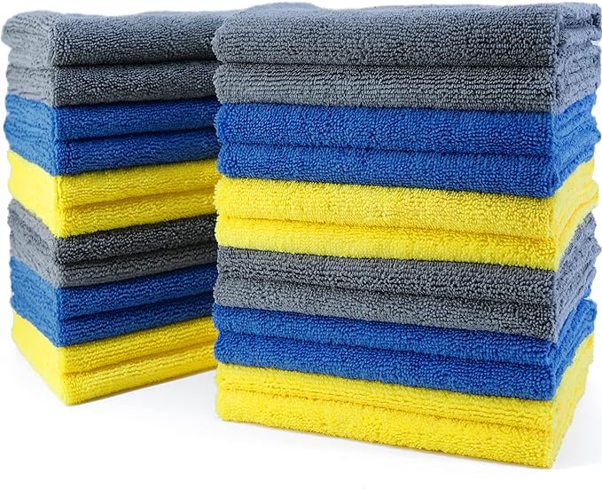 POLYTE Microfiber Cleaning Towel Ultrasonic Cut Edgeless by Polyte