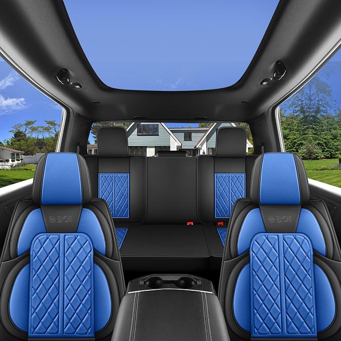 Car Seat Cover Custom Fit for Dodge Ram 1500 2500 3500 2009-2024 Faux Leather - Image 7