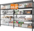 REIBII 1600LBS Storage Shelves Metal Shelving 5 Tier Wire Shelving Unit by REIBII