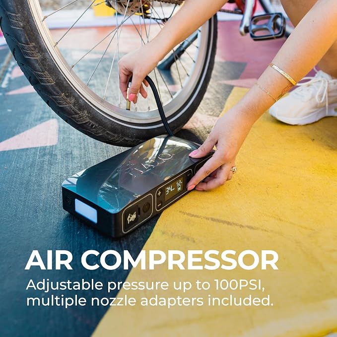 HALO Bolt Air 58830 Portable Car Battery Jump Starter | 100 PSI Air Compressor - Image 5