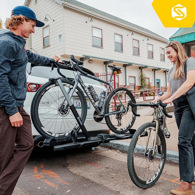 Saris SuperClamp G4 2-Bike Hitch Rack – Lightweight Platform Bike Carrier - Image 8