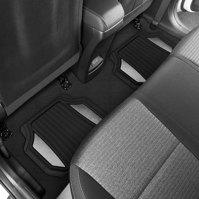 Motor Trend ChromeTech Car Floor Mats Full Set - Image 7